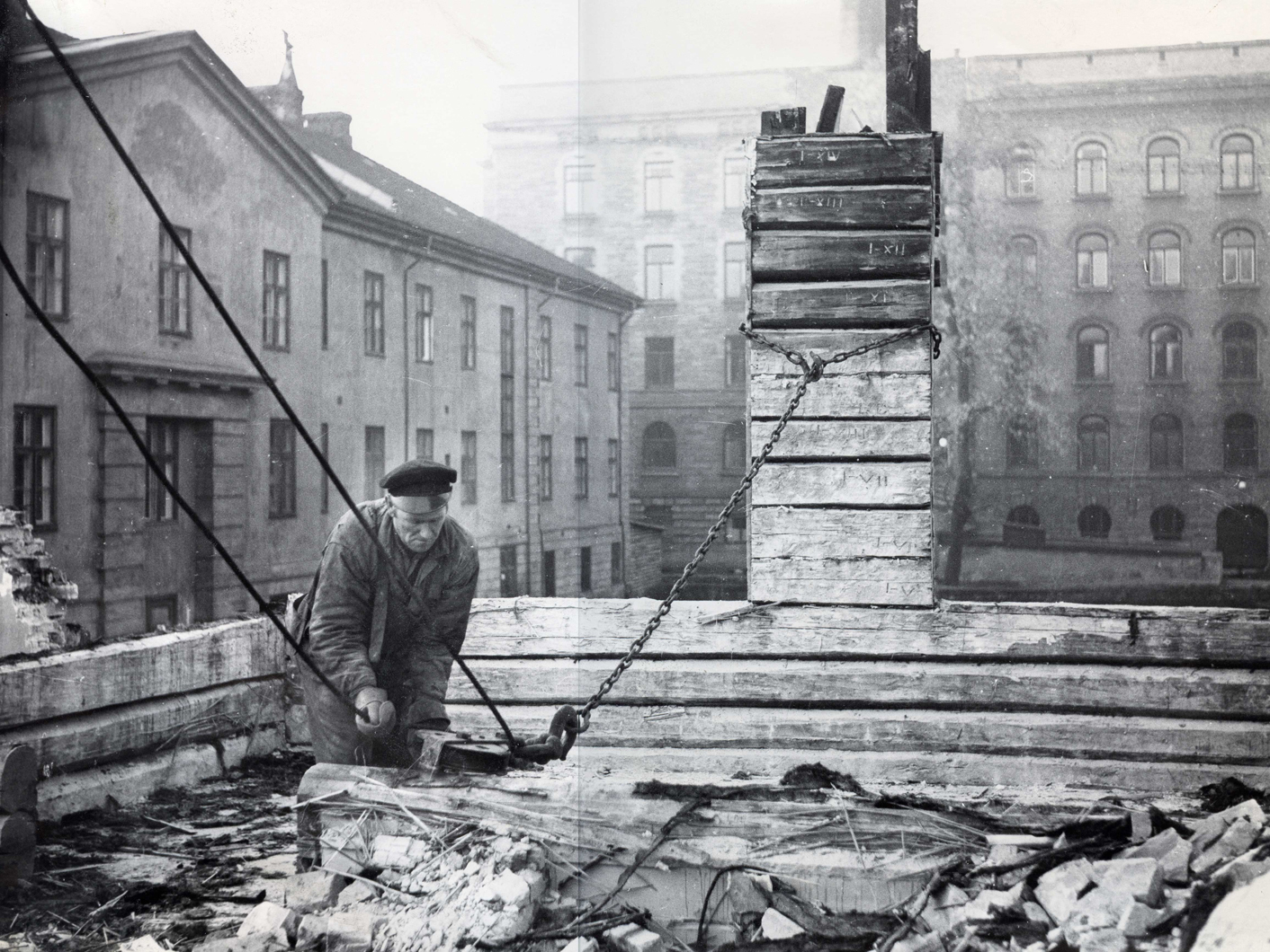 Fil 1954 Amputasjon Milit rhospitalet jpg Oslo Byleksikon